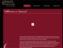Tablet Screenshot of logensaal.com